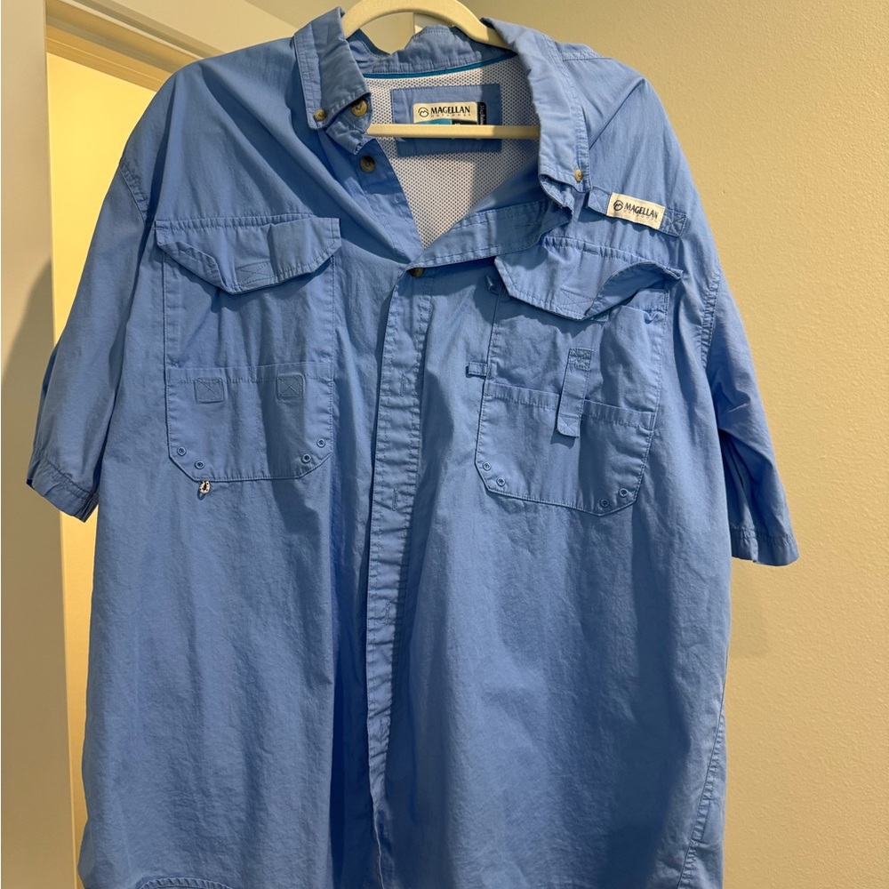 Blue Short Sleeve Shirt